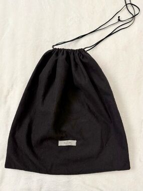 Valentino Garavani Large Black Dust Bag Drawstring Designer Storage Italy